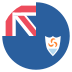 Ai Anguilla Flag Icon Circle