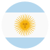 Ar Argentina Flag Icon Circle