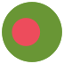 Bd Bangladesh Flag Icon Circle