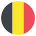 Be Belgium Flag Icon Circle