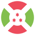 Bi Burundi Flag Icon Circle