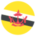 Bn Brunei Darussalam Flag Icon Circle