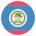 Bz Belize Flag Icon Circle