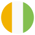 Ci Cote DIvoire Flag Icon Circle