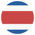 Cr Costa Rica Flag Icon Circle