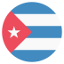 Cu Cuba Flag Icon Circle