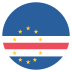 Cv Cabo Verde Flag Icon Circle