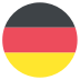 De Germany Flag Icon Circle