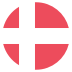 Dk Denmark Flag Icon Circle