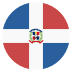 Do Dominican Republic Flag Icon Circle