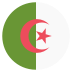 Dz Algeria Flag Icon Circle