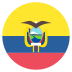 Ec Ecuador Flag Icon Circle