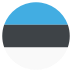 Ee Estonia Flag Icon Circle