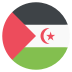 Eh Western Sahara Flag Icon Circle