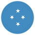 Fm Federated States Of Micronesia Flag Icon Circle