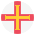 Gg Guernsey Flag Icon Circle