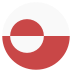 Gl Greenland Flag Icon Circle