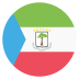 Gq Equatorial Guinea Flag Icon Circle