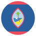 Gu Guam Flag Icon Circle