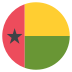 Gw Guinea Bissau Flag Icon Circle