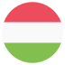 Hu Hungary Flag Icon Circle