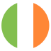 Ie Ireland Flag Icon Circle