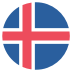 Is Iceland Flag Icon Circle