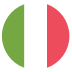 It Italy Flag Icon Circle