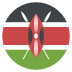 Ke Kenya Flag Icon Circle