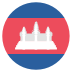 Kh Cambodia Flag Icon Circle