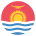 Ki Kiribati Flag Icon Circle