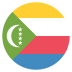 Km Comoros Flag Icon Circle