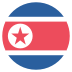 Kp North Korea Flag Icon Circle