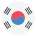 Kr South Korea Flag Icon Circle