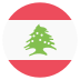 Lb Lebanon Flag Icon Circle