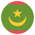 Mr Mauritania Flag Icon Circle