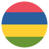 Mu Mauritius Flag Icon Circle