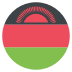 Mw Malawi Flag Icon Circle