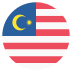 My Malaysia Flag Icon Circle