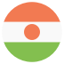 Ne Niger Flag Icon Circle