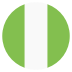 Ng Nigeria Flag Icon Circle