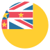 Nu Niue Flag Icon Circle