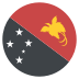 Pg Papua New Guinea Flag Icon Circle