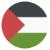 Ps State Of Palestine Flag Icon Circle