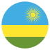 Rw Rwanda Flag Icon Circle