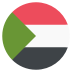 Sd Sudan Flag Icon Circle