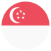 Sg Singapore Flag Icon Circle