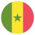 Sn Senegal Flag Icon Circle