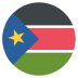 Ss South Sudan Flag Icon Circle