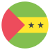 St Sao Tome And Principe Flag Icon Circle